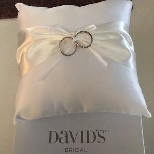 Satin ring bearer pillow